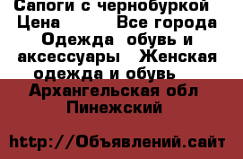 Сапоги с чернобуркой › Цена ­ 900 - Все города Одежда, обувь и аксессуары » Женская одежда и обувь   . Архангельская обл.,Пинежский 